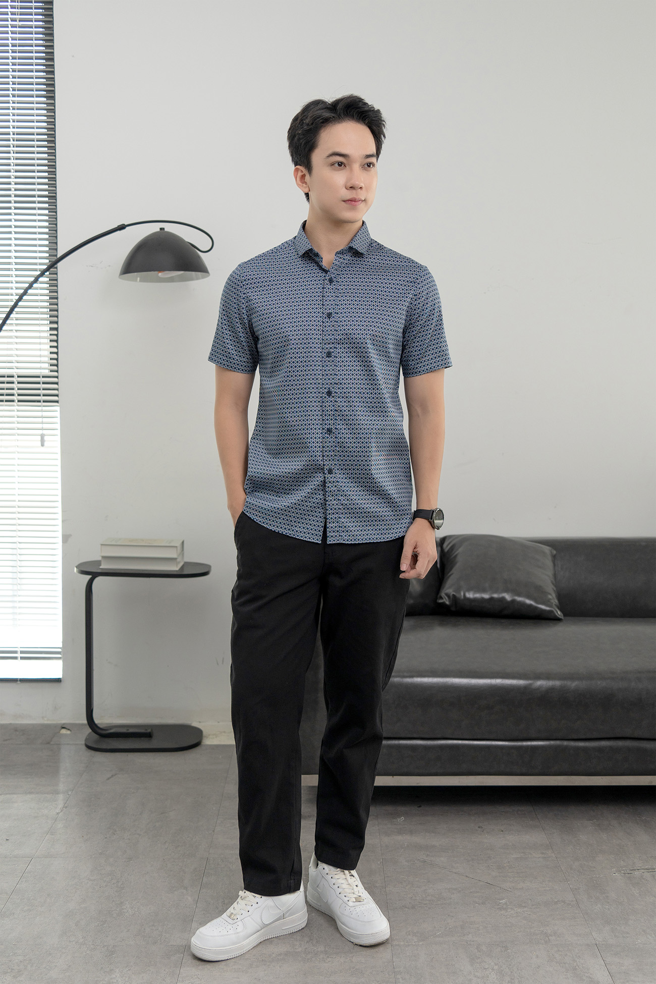 Ảnh của Áo sơ mi nam ngắn tay - 238SMS21099
